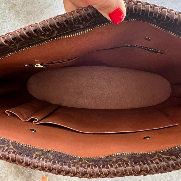 Vintage Boho Authentic LV bag with braided detail. Comes with dust cover. - Picture 2 of 3